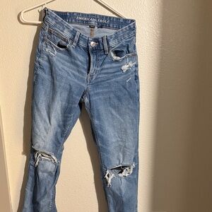 American Eagle Outfitters Blue Straight Leg Jeans